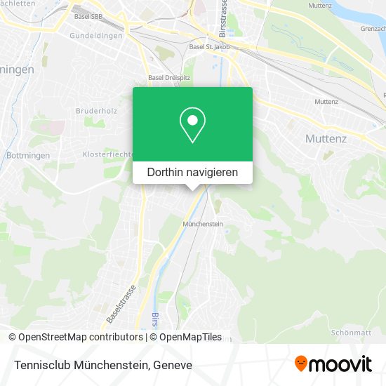 Tennisclub Münchenstein Karte
