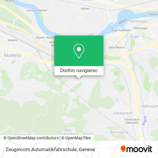 Zeugincom Automatikfahrschule Karte