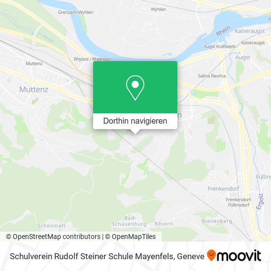 Schulverein Rudolf Steiner Schule Mayenfels Karte