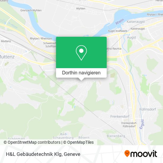 H&L Gebäudetechnik Klg Karte