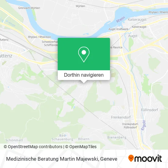 Medizinische Beratung Martin Majewski Karte