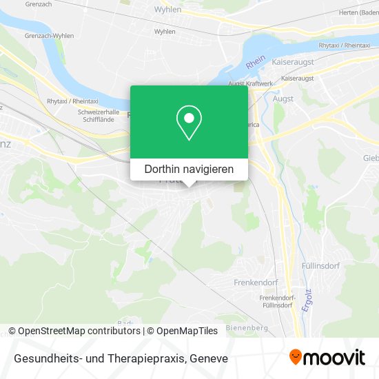 Gesundheits- und Therapiepraxis Karte