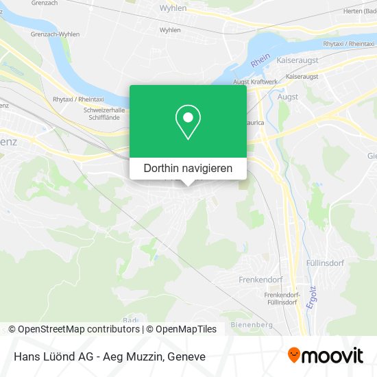 Hans Lüönd AG - Aeg Muzzin Karte