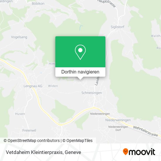 Vetdaheim Kleintierpraxis Karte