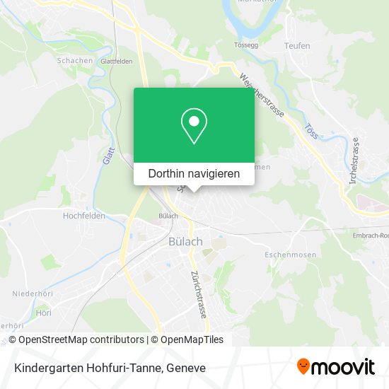 Kindergarten Hohfuri-Tanne Karte