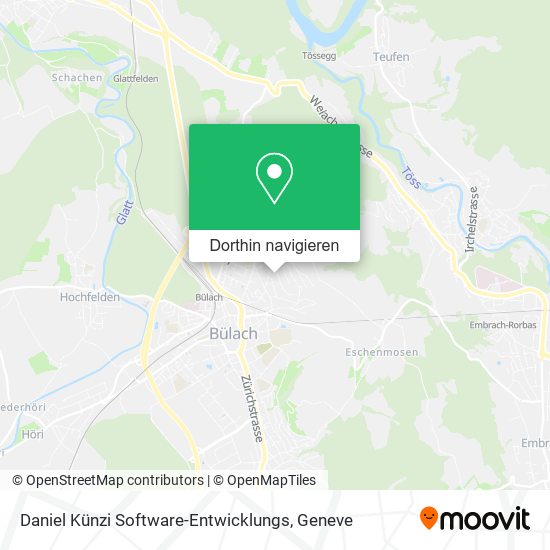 Daniel Künzi Software-Entwicklungs Karte