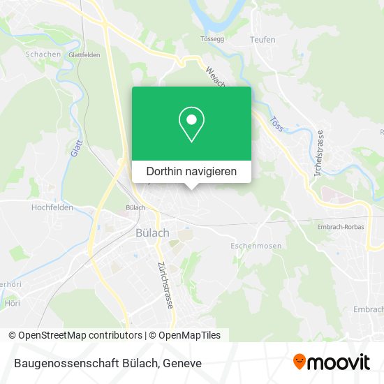Baugenossenschaft Bülach Karte