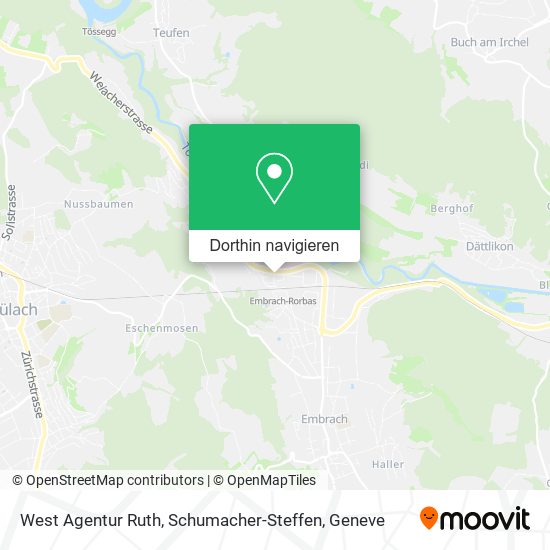 West Agentur Ruth, Schumacher-Steffen Karte