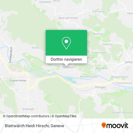 Blattwärch Heidi Hirschi Karte