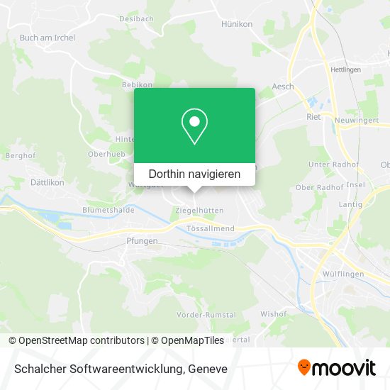 Schalcher Softwareentwicklung Karte