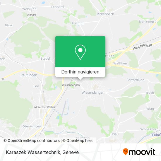 Karaszek Wassertechnik Karte