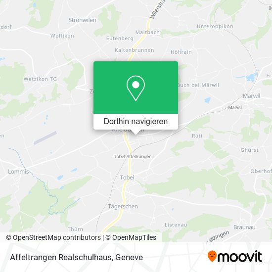 Affeltrangen Realschulhaus Karte