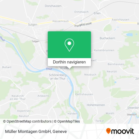 Müller Montagen GmbH Karte