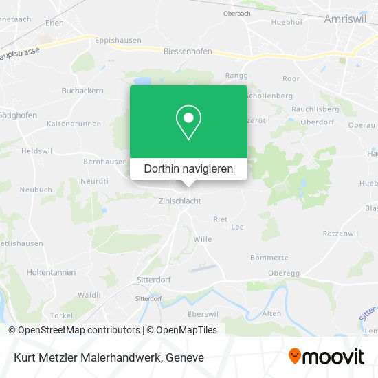 Kurt Metzler Malerhandwerk Karte