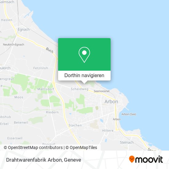 Drahtwarenfabrik Arbon Karte