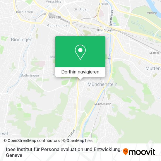Ipee Institut für Personalevaluation und Entwicklung Karte