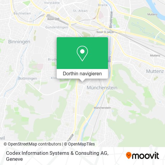 Codex Information Systems & Consulting AG Karte