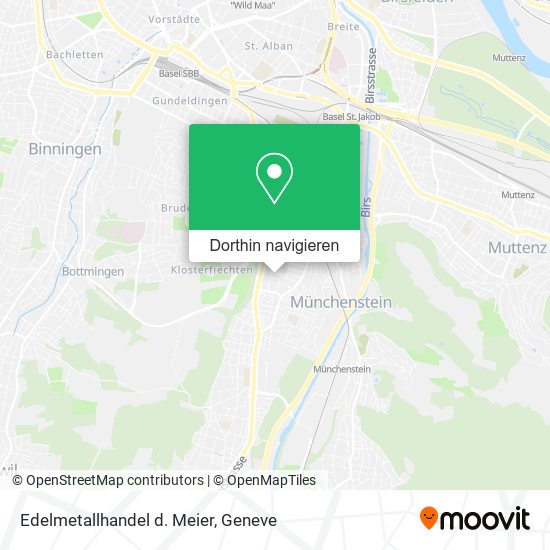 Edelmetallhandel d. Meier Karte
