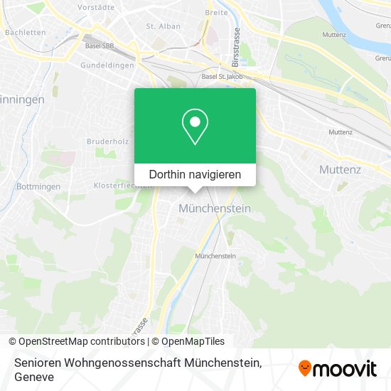 Senioren Wohngenossenschaft Münchenstein Karte