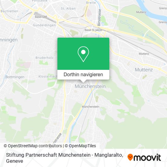 Stiftung Partnerschaft Münchenstein - Manglaralto Karte