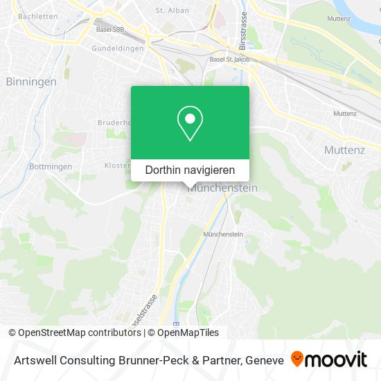 Artswell Consulting Brunner-Peck & Partner Karte