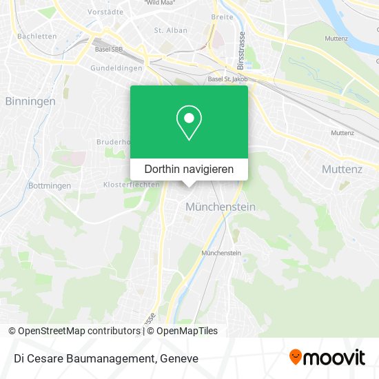 Di Cesare Baumanagement Karte