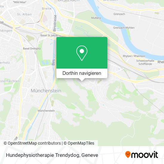 Hundephysiotherapie Trendydog Karte