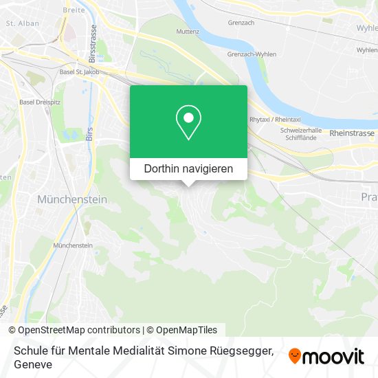 Schule für Mentale Medialität Simone Rüegsegger Karte