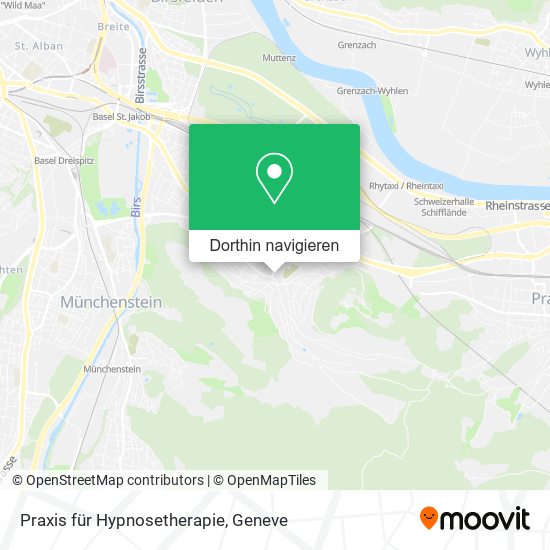 Praxis für Hypnosetherapie Karte