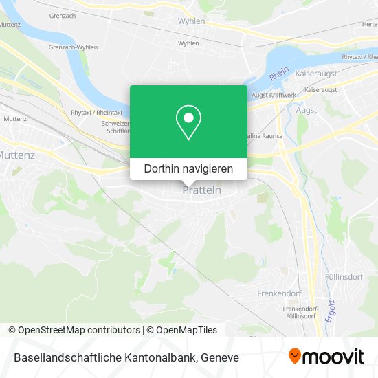 Basellandschaftliche Kantonalbank Karte