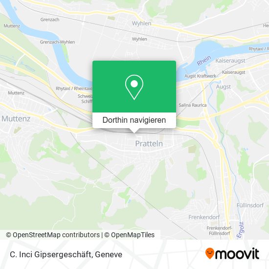 C. Inci Gipsergeschäft Karte