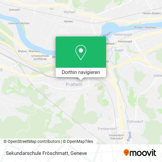 Sekundarschule Fröschmatt Karte