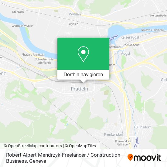 Robert Albert Mendrzyk-Freelancer / Construction Business Karte