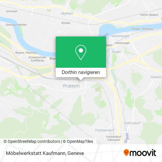 Möbelwerkstatt Kaufmann Karte