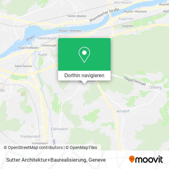 Sutter Architektur+Baurealisierung Karte