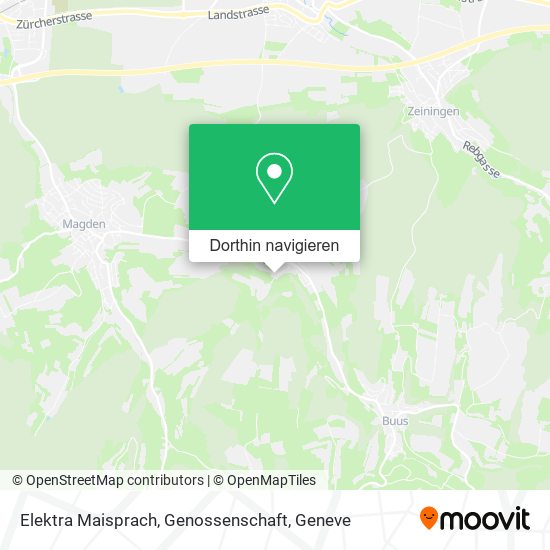 Elektra Maisprach, Genossenschaft Karte