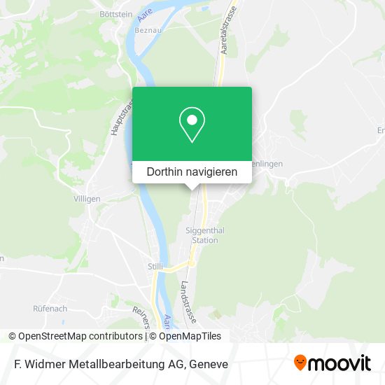 F. Widmer Metallbearbeitung AG Karte