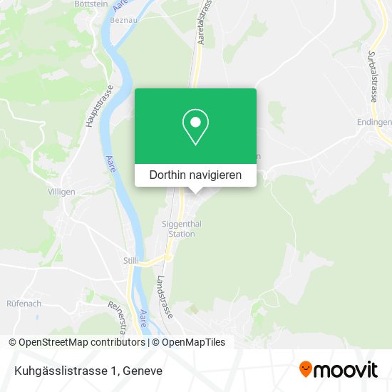 Kuhgässlistrasse 1 Karte