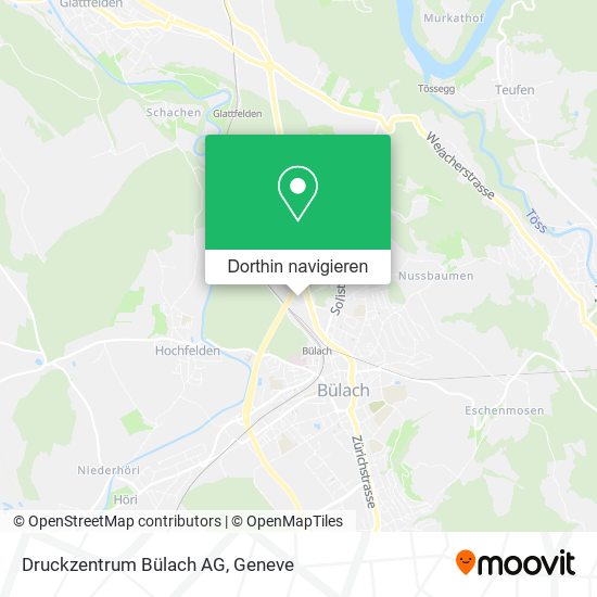 Druckzentrum Bülach AG Karte