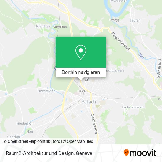 Raum2-Architektur und Design Karte