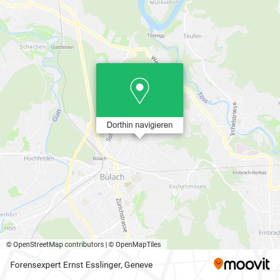 Forensexpert Ernst Esslinger Karte