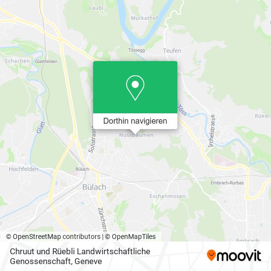 Chruut und Rüebli Landwirtschaftliche Genossenschaft Karte