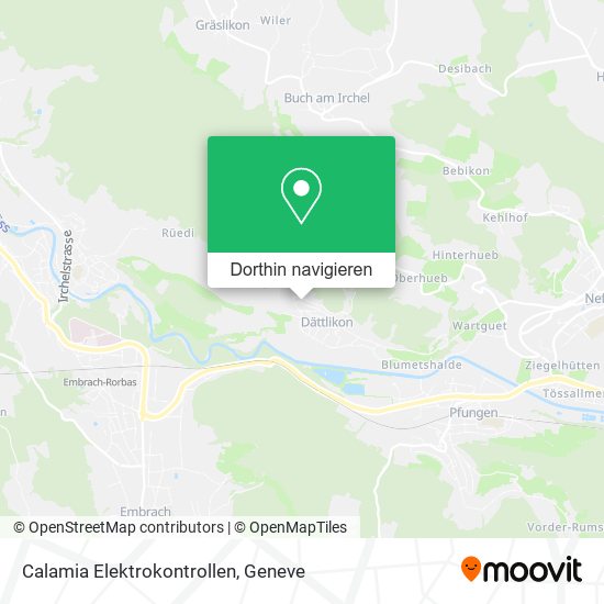 Calamia Elektrokontrollen Karte