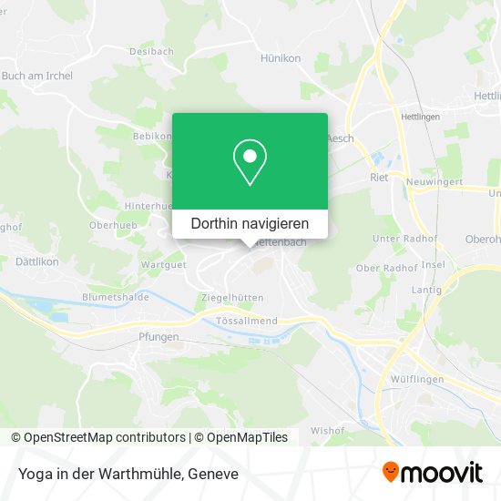 Yoga in der Warthmühle Karte
