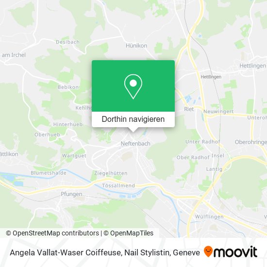 Angela Vallat-Waser Coiffeuse, Nail Stylistin Karte