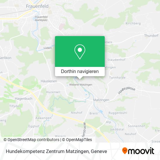 Hundekompetenz Zentrum Matzingen Karte