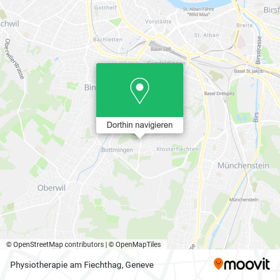 Physiotherapie am Fiechthag Karte
