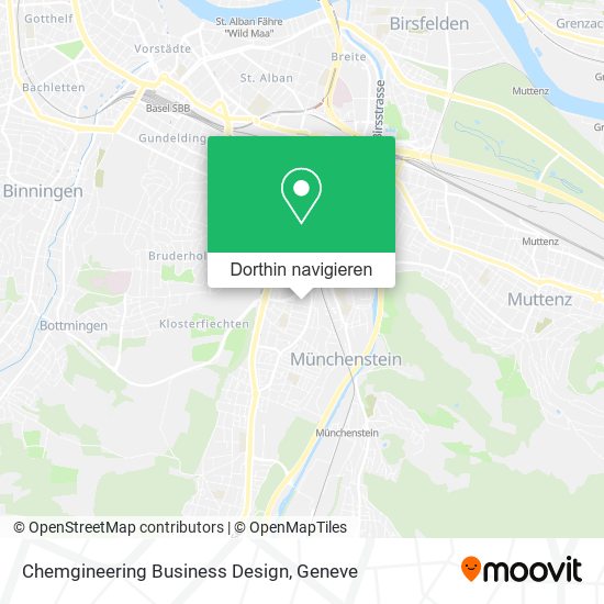 Chemgineering Business Design Karte