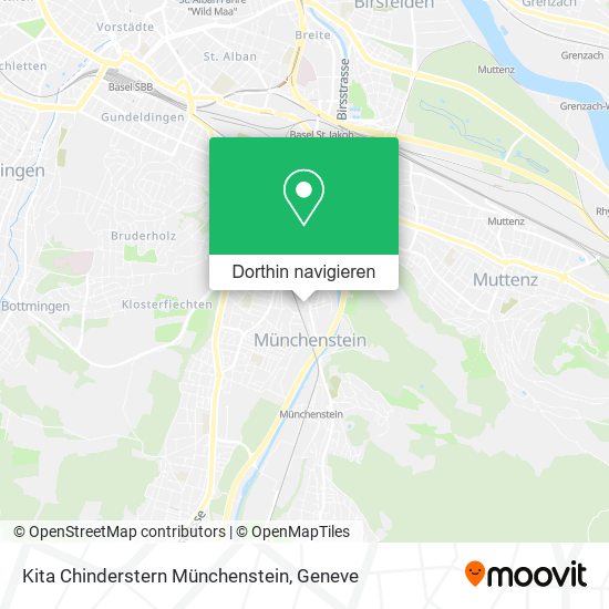 Kita Chinderstern Münchenstein Karte