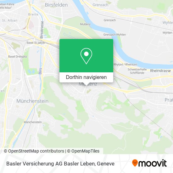 Basler Versicherung AG Basler Leben Karte
